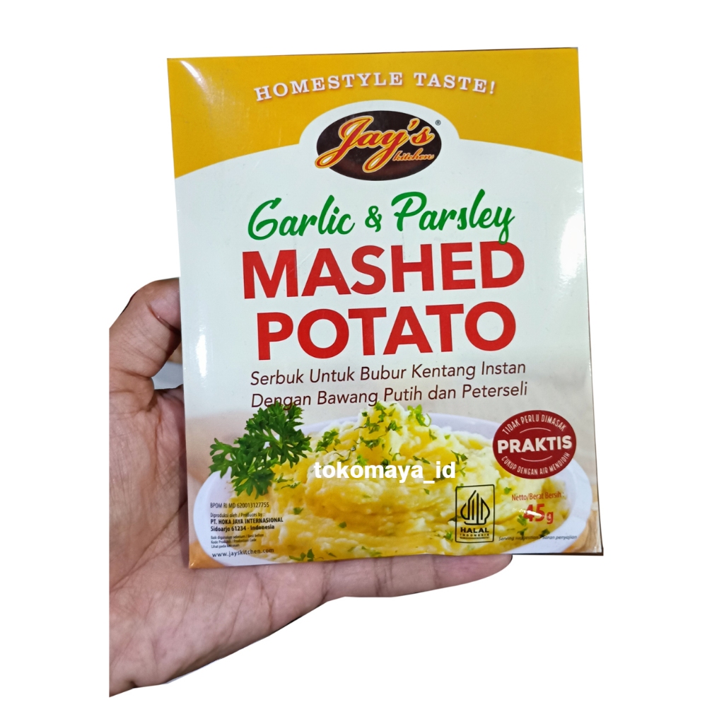 

JAY'S GARLIC & PARSLEY MASHED POTATO 45 GR