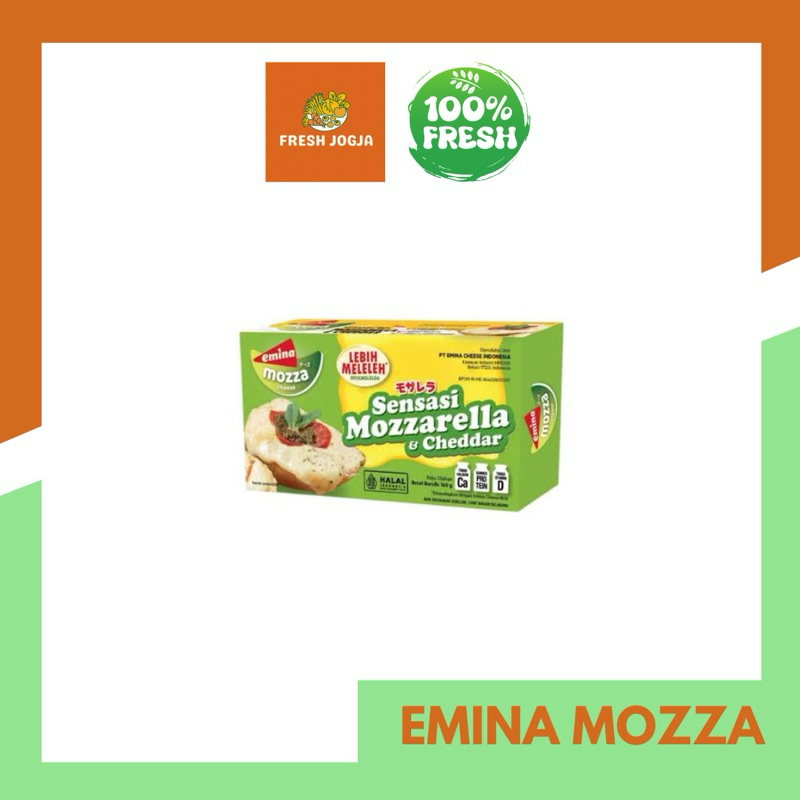 

Keju Emina Mozza Cheddar 160gr | Fresh Jogja