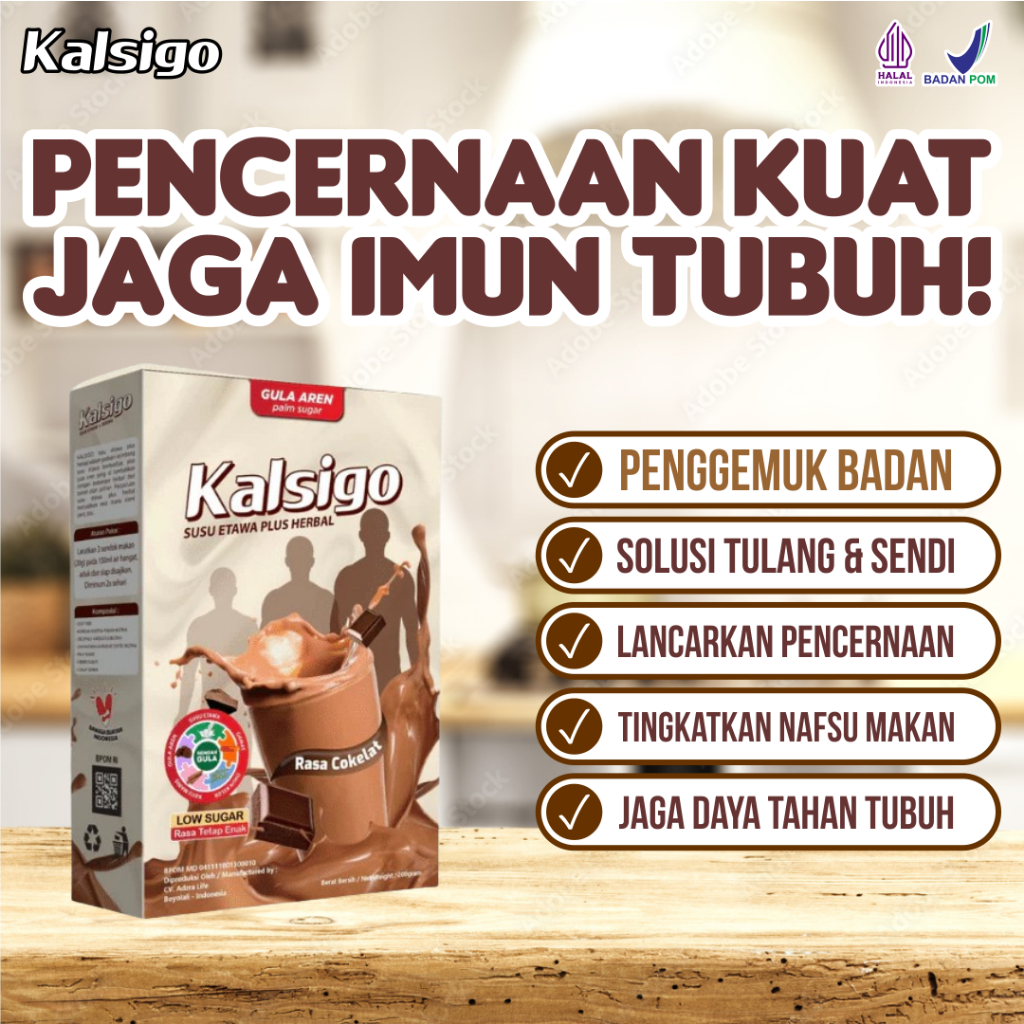 

Kalsigo Susu Etawa Penambah Nafsu Makan, Cocok untuk Anak, COD & Diskon!