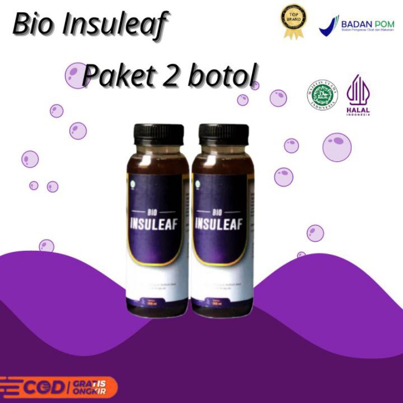 

PAKET HEMAT 2 BOTOL BIO INSULEAF HERBAL DIABETES KEMASAN 250 ML