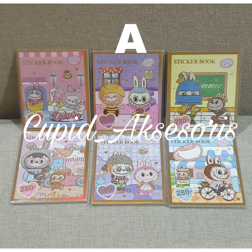 

BUKU STICKER/ ALBUM STICKER / STIKER LABUBU THE MONSTER LUCU / TEMPELAN MAINAN ANAK JENNY BLACK PINK VIRAL