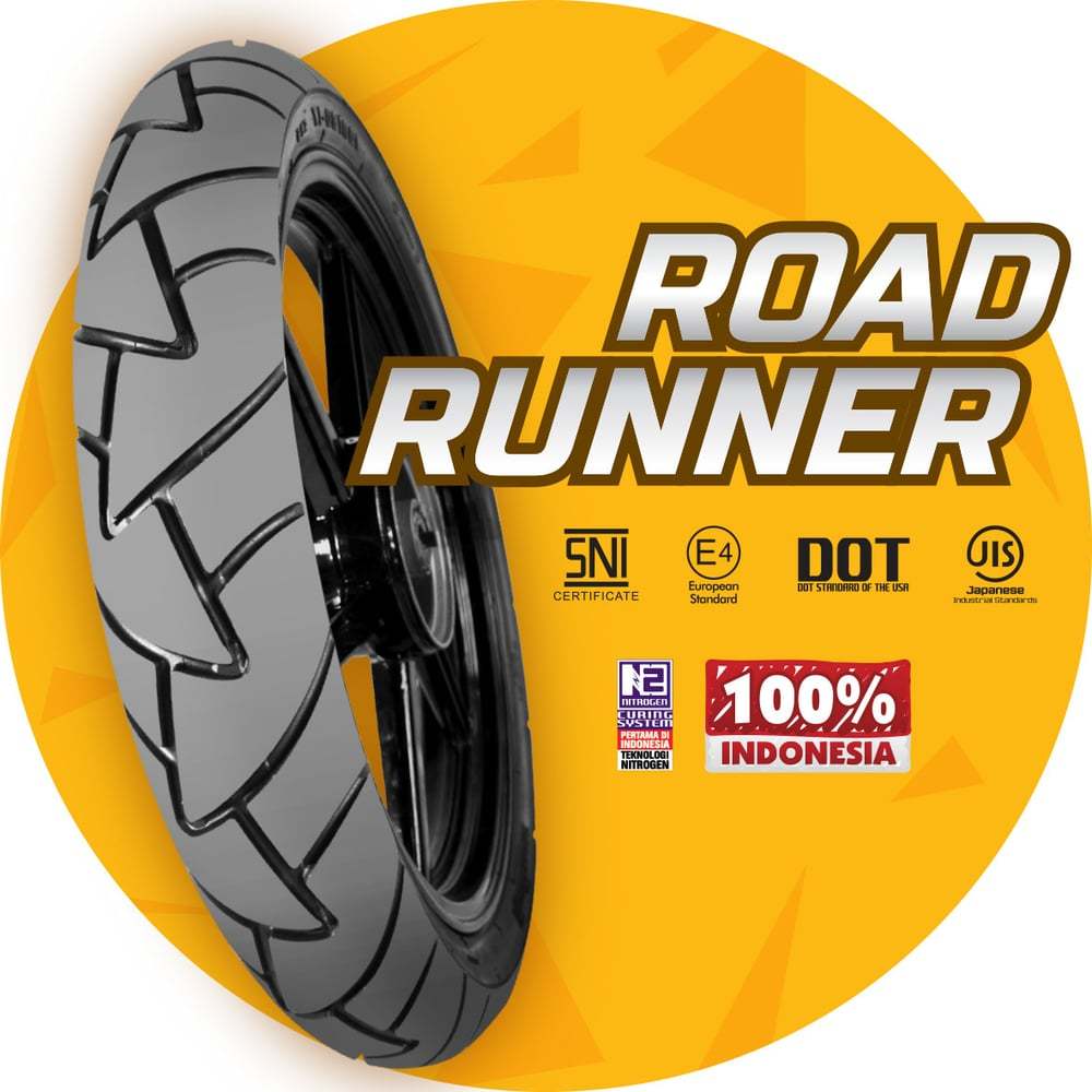 Ban Motor Mizzle ROAD RUNNER 130/70-17 Tubeless Free Pentil!