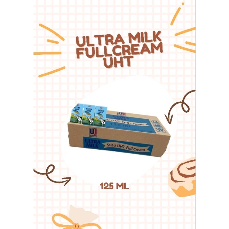 

ULTRA MILK UHT FULL CREAM 125 ML