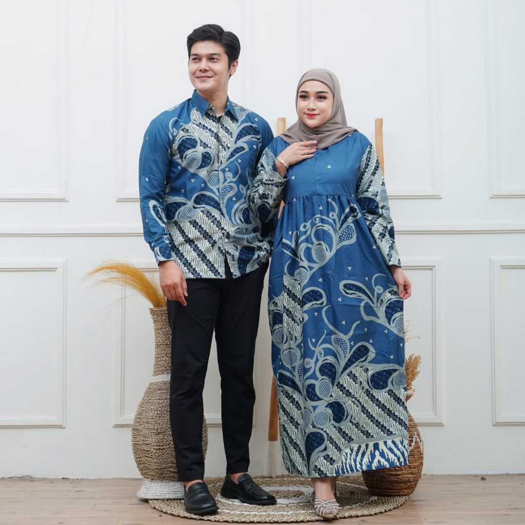Terlaris Baju Batik Couple Kondangan Pasangan Keluarga Modern Seragam Batik Keluarga Pesta Pernikaha