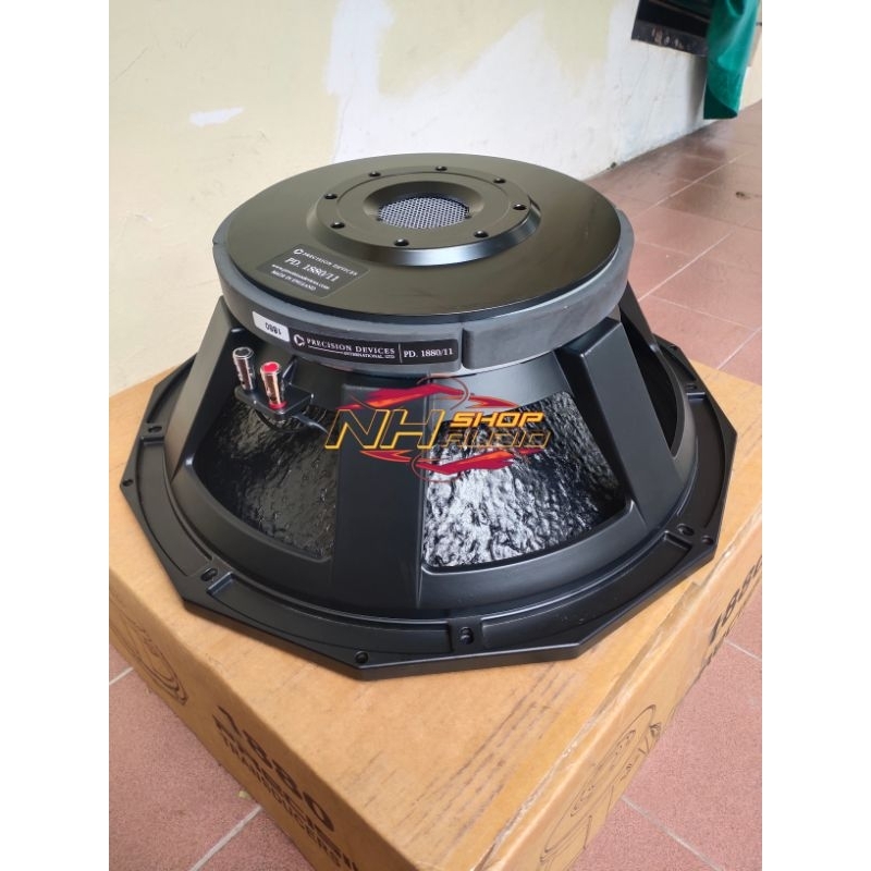Speaker Komponen PD1880 PD 1880 Precision Devices 18in 18 inchi 1500 Watt Spool 5in VC 5in Subwoofer