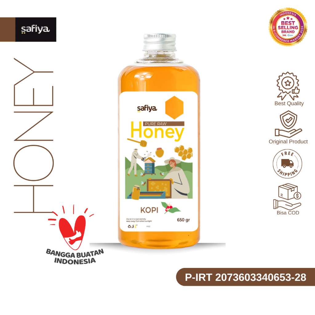 

Safiya Madu Murni Kopi 650 Gram Raw Honey Premium