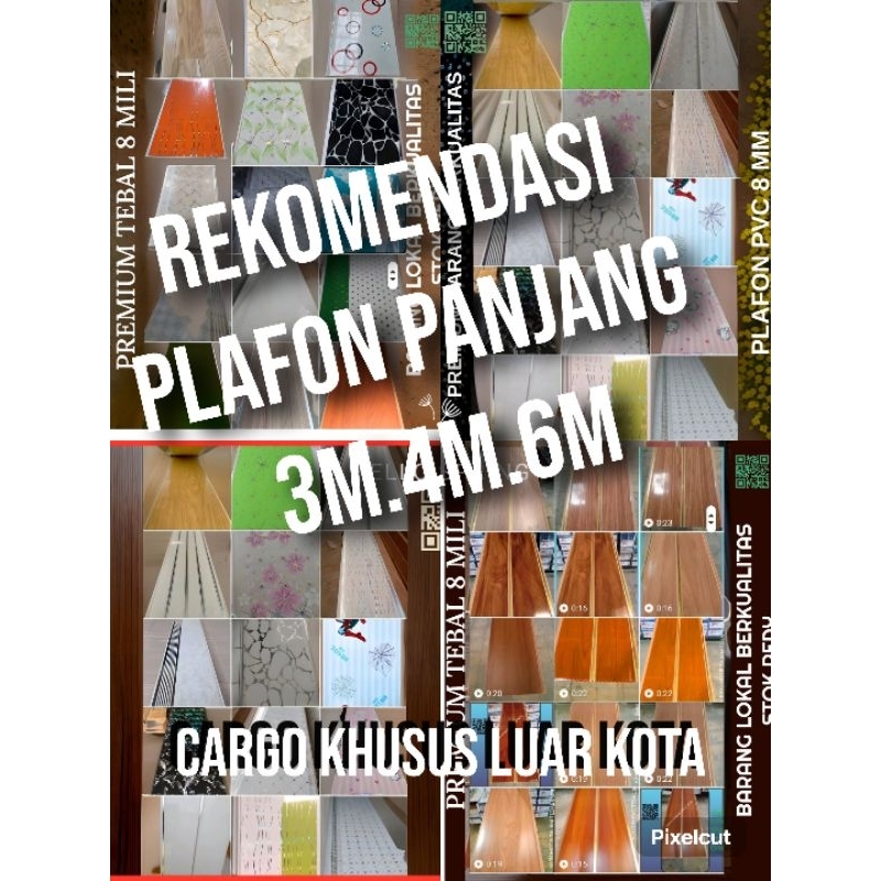 plafon pvc 6 meter 1dus .plafon pvc . plafon pvc 4 meter 1dus .plafon pvc 3 meter 1dus (link cargo )