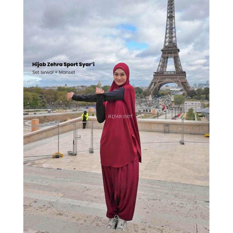 Hijab Zehra Sport Jilbab Olahraga Syari HIJAB.DOT