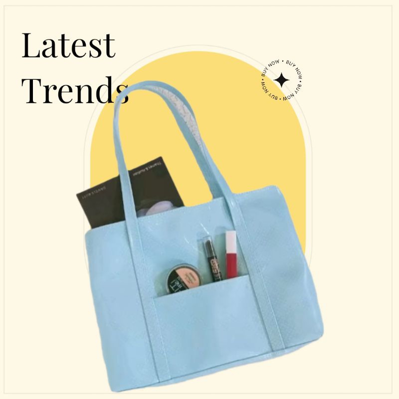 totebag pelangi tas wanita