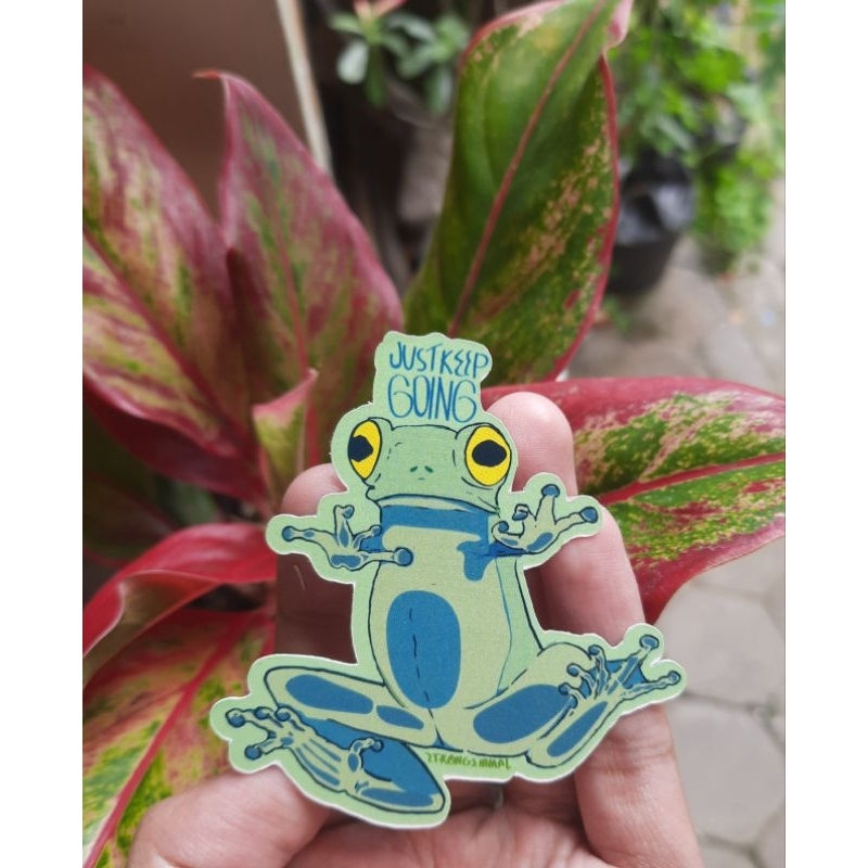 

Strong Enimal stiker Katak / aesthetic sticker / sticker tumblr / aesthetic sticker / stiker hp / stiker ipad / stiker laptop / stiker helm / stiker satuan / stiker vinyl / stiker waterproof / stiker doff