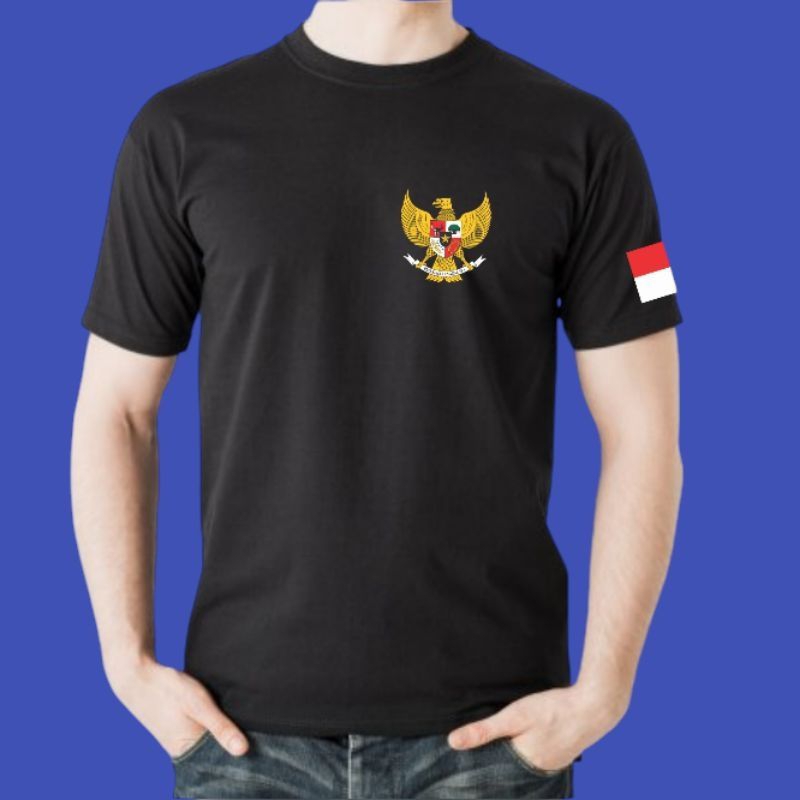 KAOS LOGO GARUDA BENDERA LENGAN//TSHIRT NEW