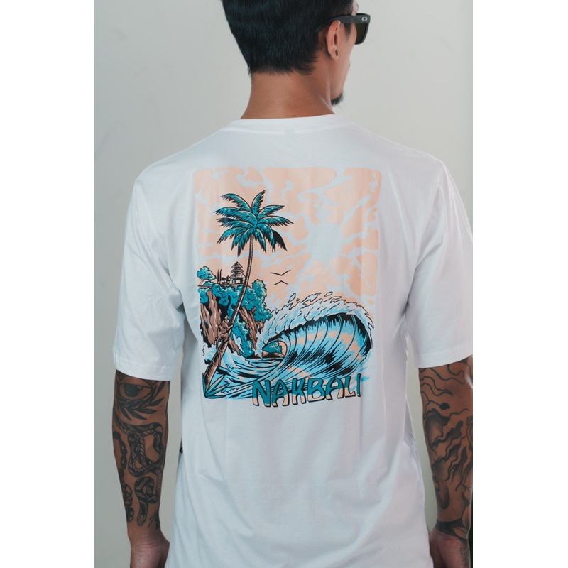 KAOS OVERSIZE ULUWATU NAKBALI WHITE