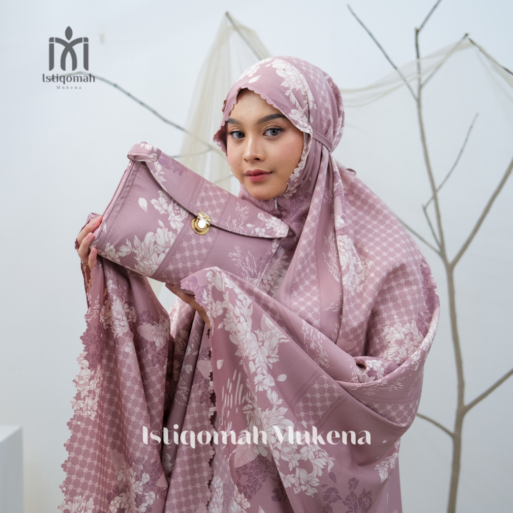 Mukena Dewasa 2in1 Daily Lasercut Motif Maxmara Luxury Premium