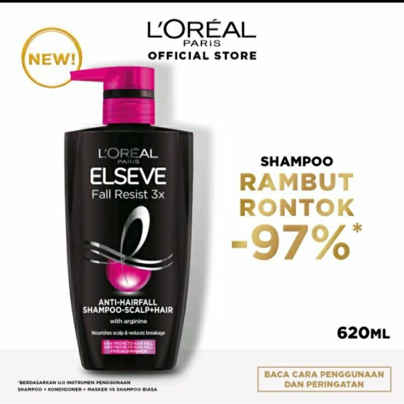 L'Oreal Paris Fall Resist 3X Anti Hair-Fall Shampoo / loreal hair fall shampo / shampoo loreal /  sh
