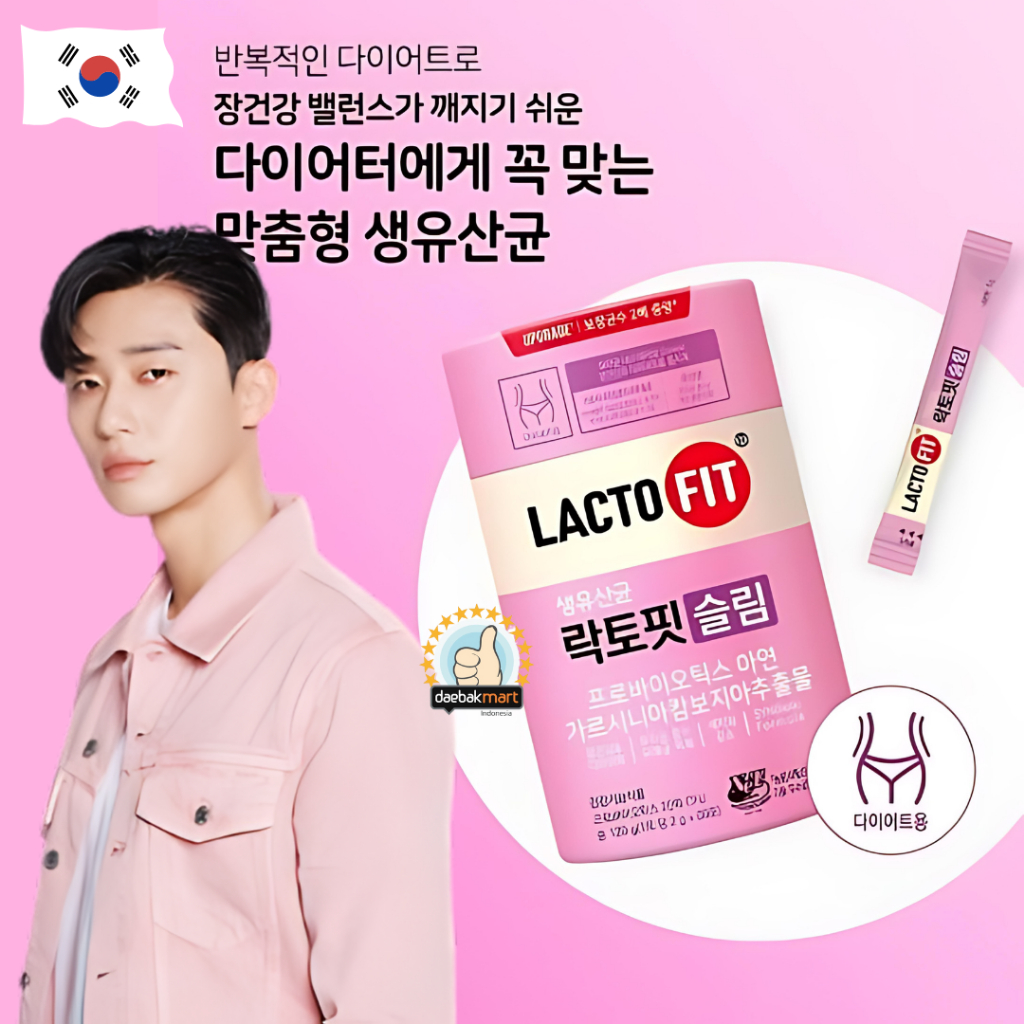 [Ready Stock] LACTO-FIT Lactofit Slim 60 stick x 2g NEW PACKAGING