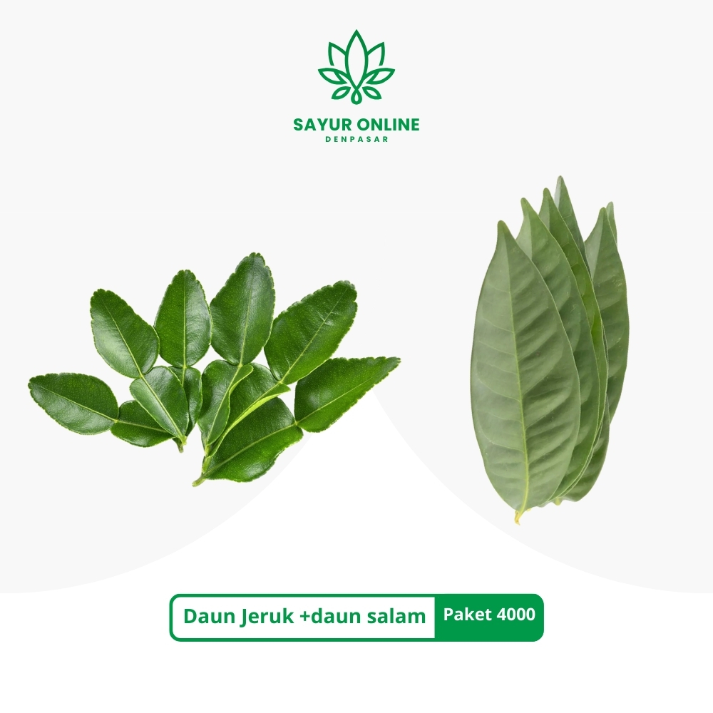 

Daun Jeruk + Daun Salam Paket 4000 - Sayur Online Denpasar