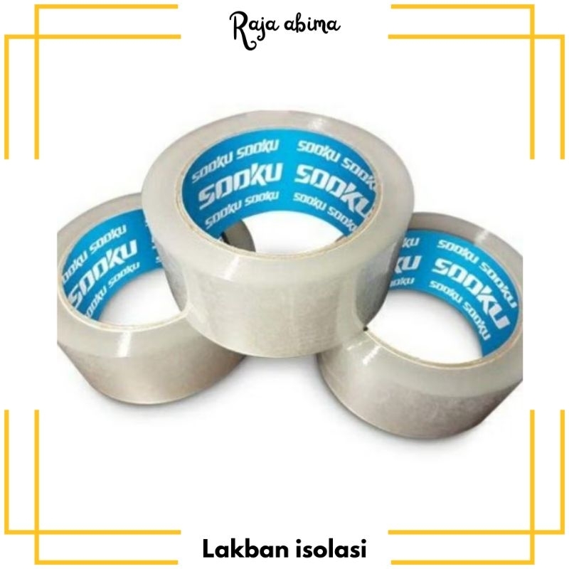 

Lakban coklat bening sooku tebal