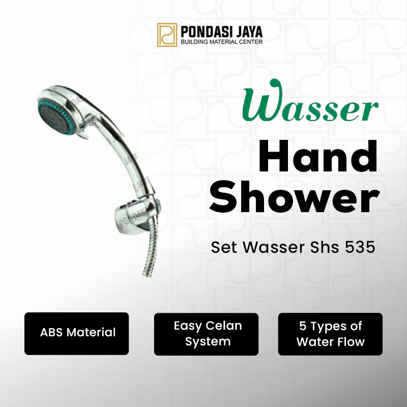 WASSER Hand Shower Set Wasser Shs 535