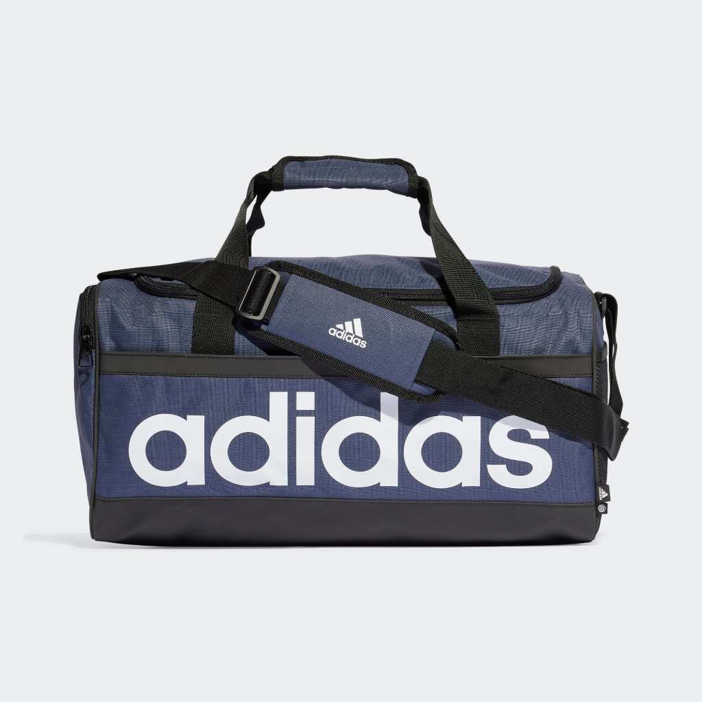 Tas Gym Adidas Duffel essentials linear duffel Bag Navy S HR5353