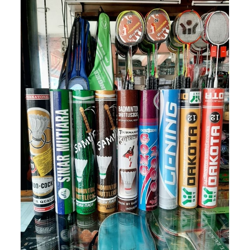 Shuttlecock Badminton Samurai Kock Bulutangkis Indo Kock 3 In1 Kock Bulu Angsa