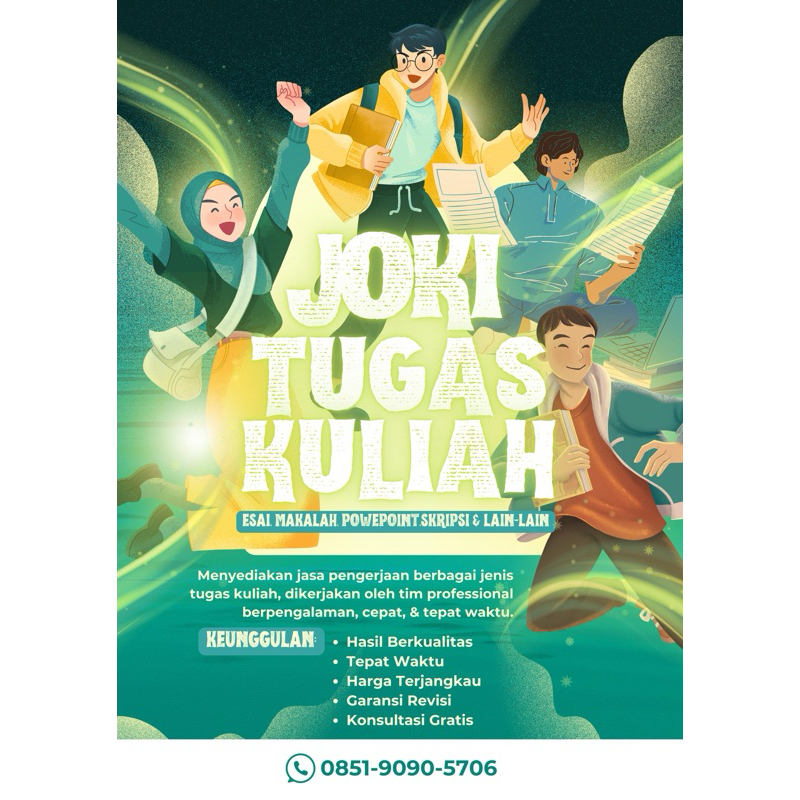 PENGERJAAN TUGAS KULIAH/SEKOLAH: MAKALAH, PPT  DLL