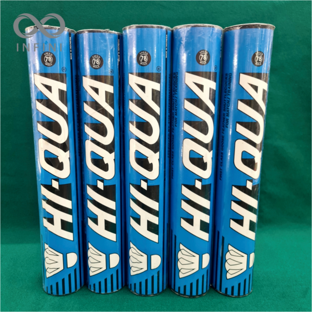 SHUTTLECOCK / KOK / BOLA RAKET BADMINTON HI-QUA BIRU ORIGINAL