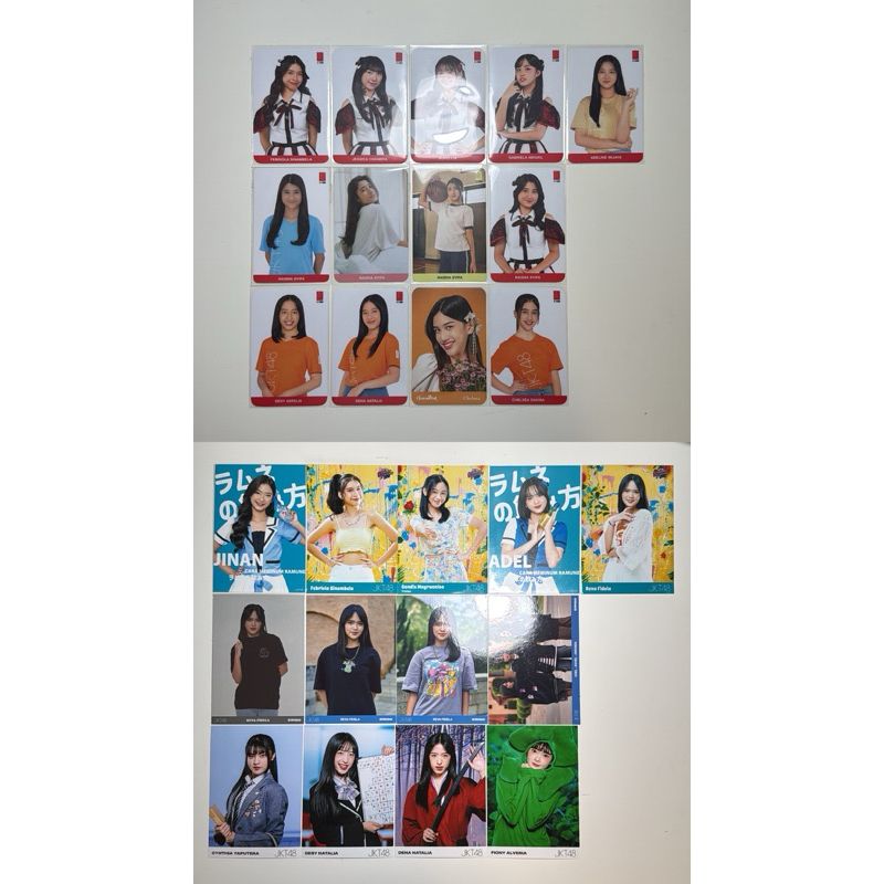 PC Photocard JKT48 mng ntsy summer tour flowerfull shc spring has come (olla jessi lia ella raisha d