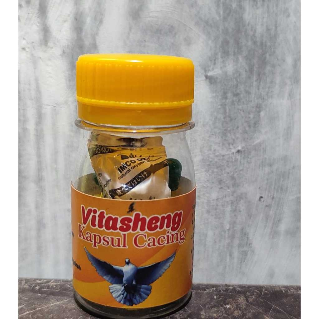 VITASHENG OBAT CACING BURUNG MERPATI TUNTAS BASMI CACING BURUNG CACINGAN