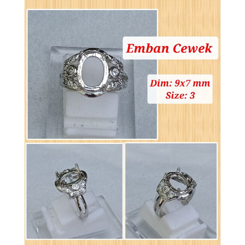 CINCIN EMBAN TITANIUM WANITA anti luntur titanium.02