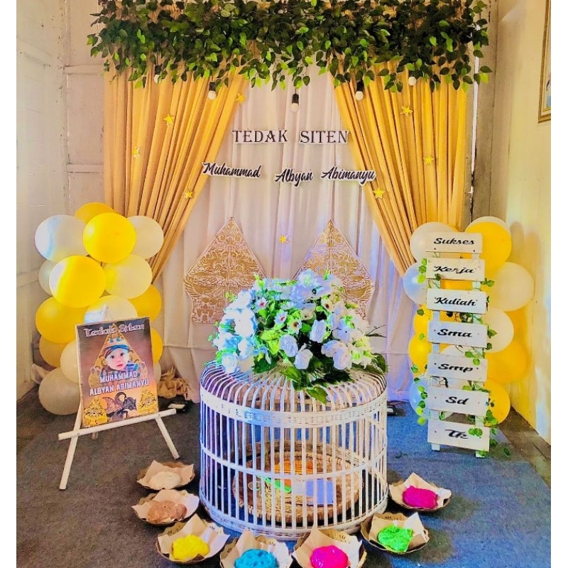 Sewa Dekor Tedak Siten