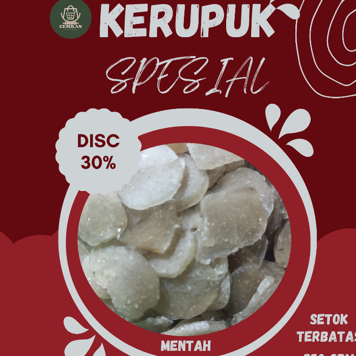 

kerupuk jengkol / keripik /seblak/ \mentah/