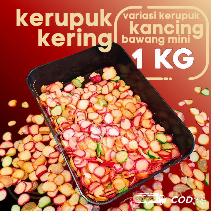 

Kerupuk Bahan Seblak 1KG variasi BAWANG MINI by GaiaRasa