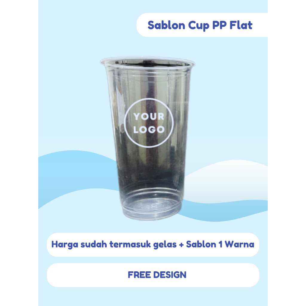 Sablon cup 22 oz