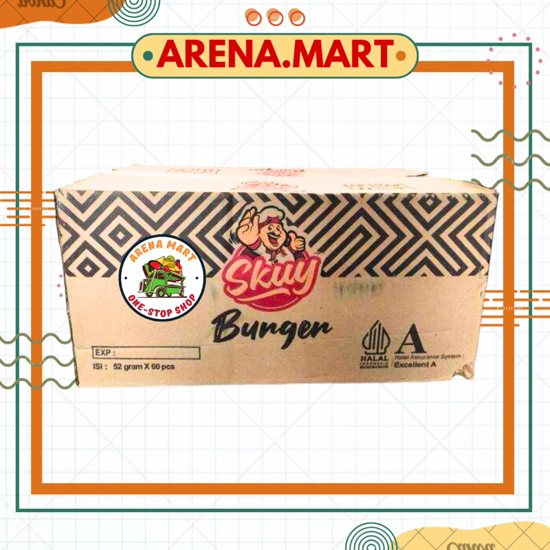 

ROTI GORENG SKUY BURGER 52g 1 DUS / 60 PCS