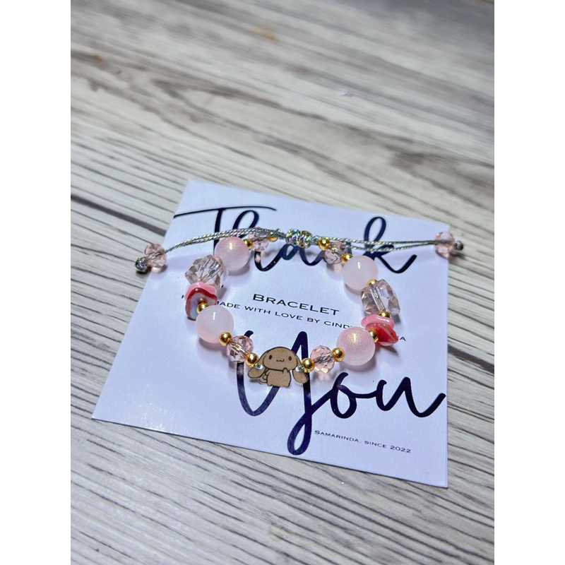 Gelang Charm Emas Labubu