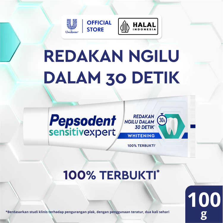 Pepsodent Sensitive Mineral Expert Pasta Gigi Whitening Pasta Gigi Sensitive 100G