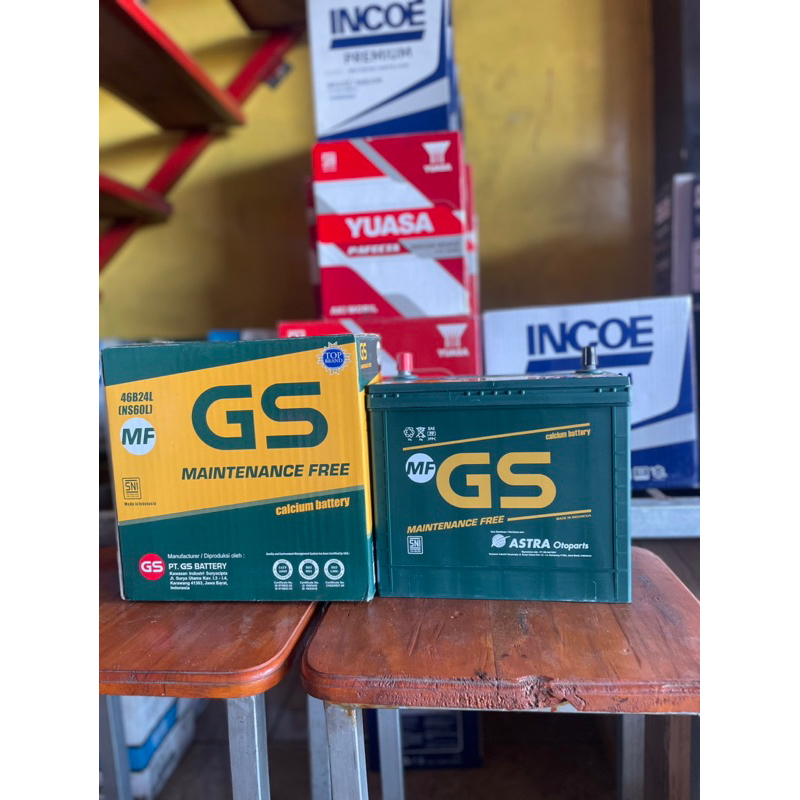 GS MAINTENANCE FREE aki mobil kering NS60L