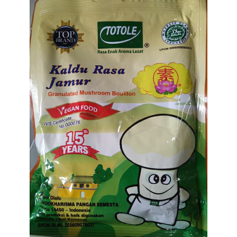 

Totole Kaldu Rasa Jamur 80gr