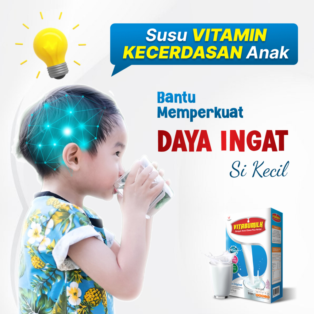 

Susu VITABUMILK Susu Kambing Etawa Plus Herbal Vitamin Kecerdasan dan Nutrisi Otak Anak