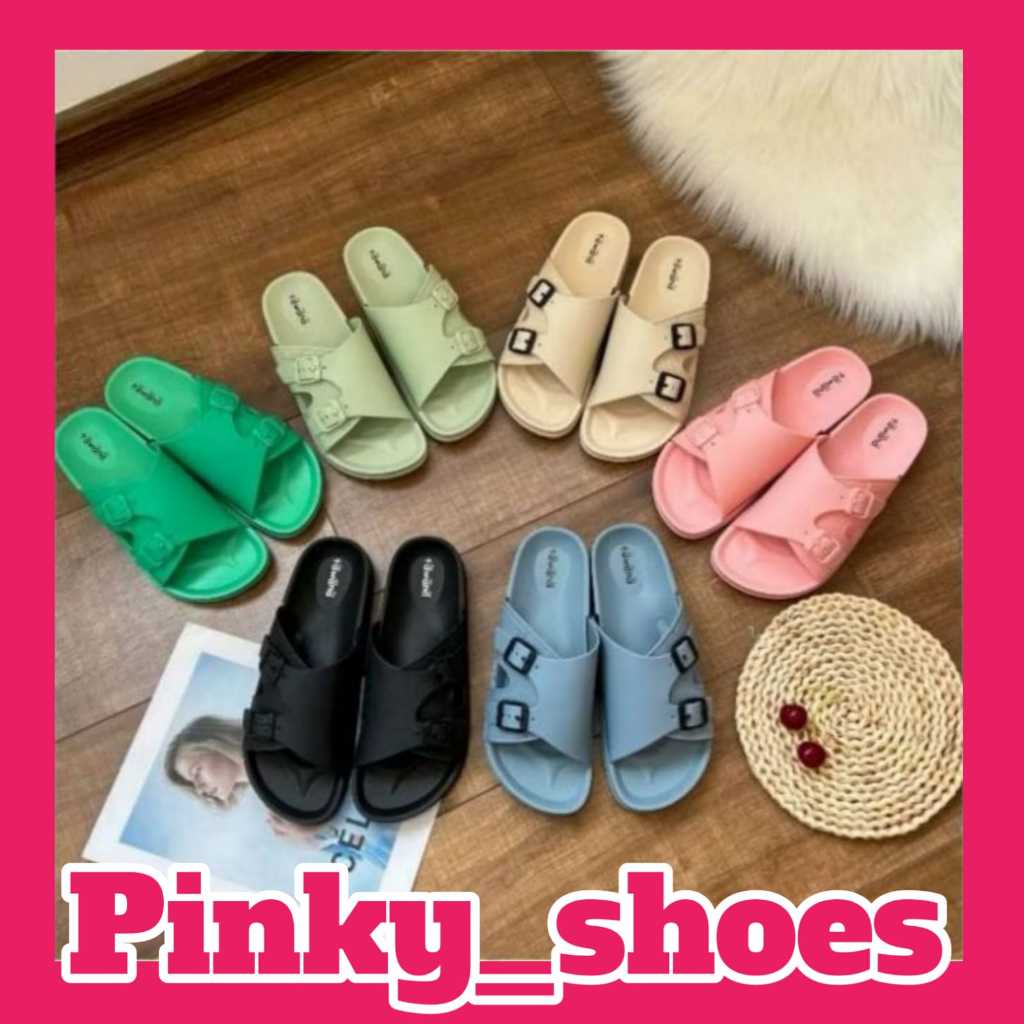 PINKY SHOES Ready stock  Tawana gesper/new Tawana slippers/Sandal Tawana dewasa import/sandal wanita