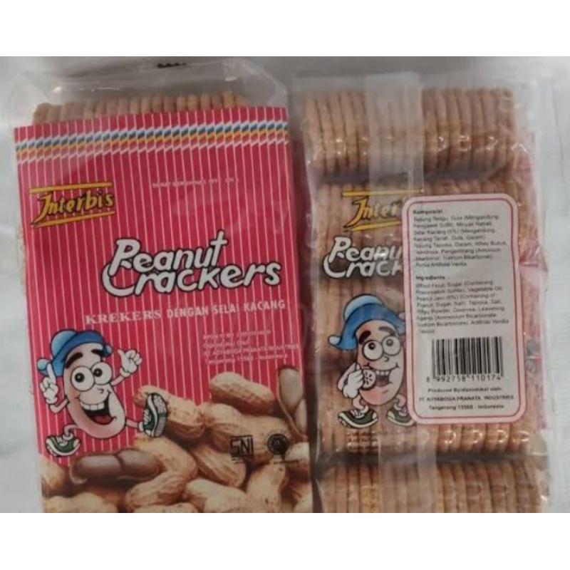 

biskuit peanut cracker/ biskuit selai kacang per piece