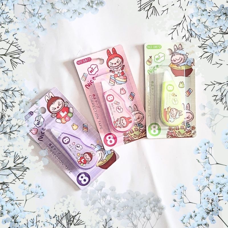 

Correction tape tipe ex roll Labubu