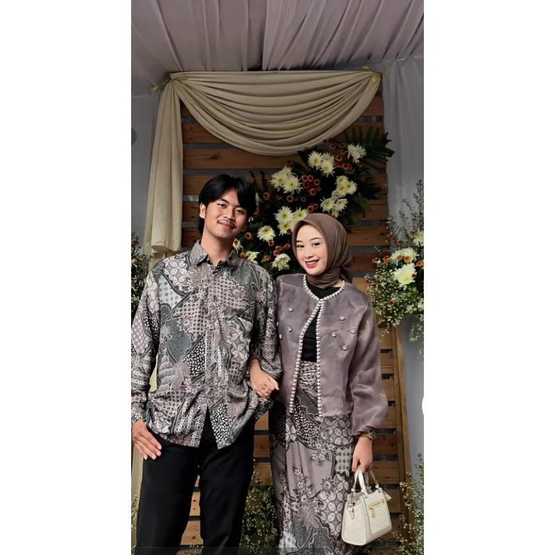 Outer Organza crop/Baju atsan wanita/Baju Pesta