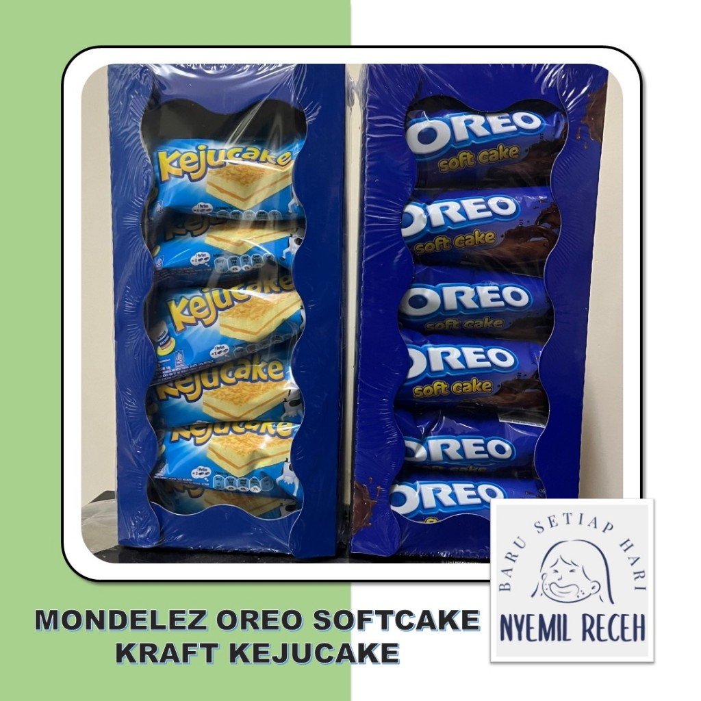 

Mondelez Oreo Softcake Kraft Kejucake Isi 12x16gr