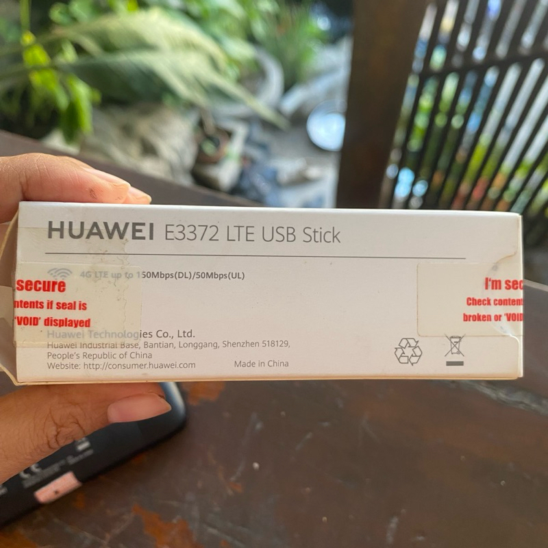 Modem USB HUAWEI E3372 4G LTE 150Mbps Support All Operator ORIGINAL