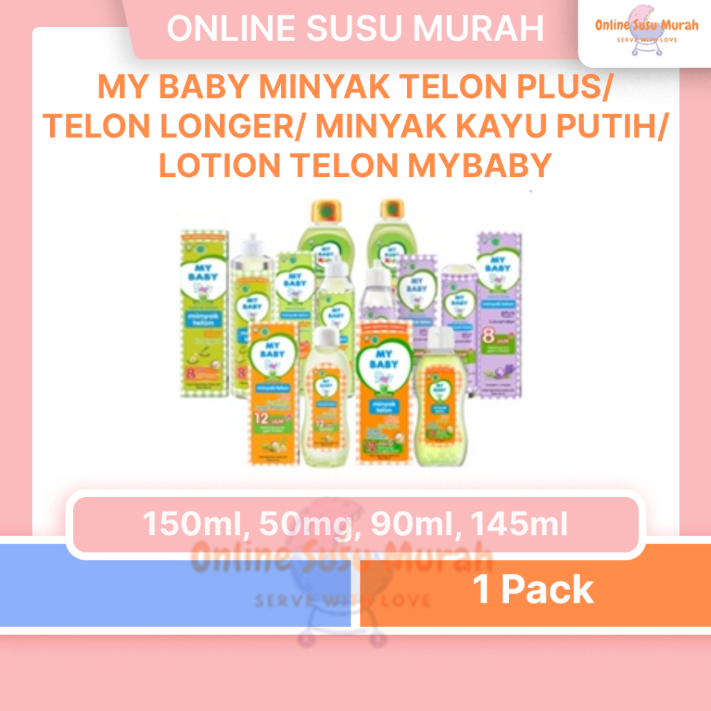 MY BABY MINYAK TELON PLUS/TELON LONGER/MINYAK KAYU PUTIH/LOTION TELON MYBABY/TELON LAVENDER PRLA