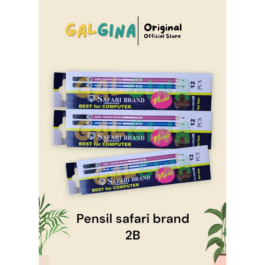

Safari Brand Pensil 2BArt-2005