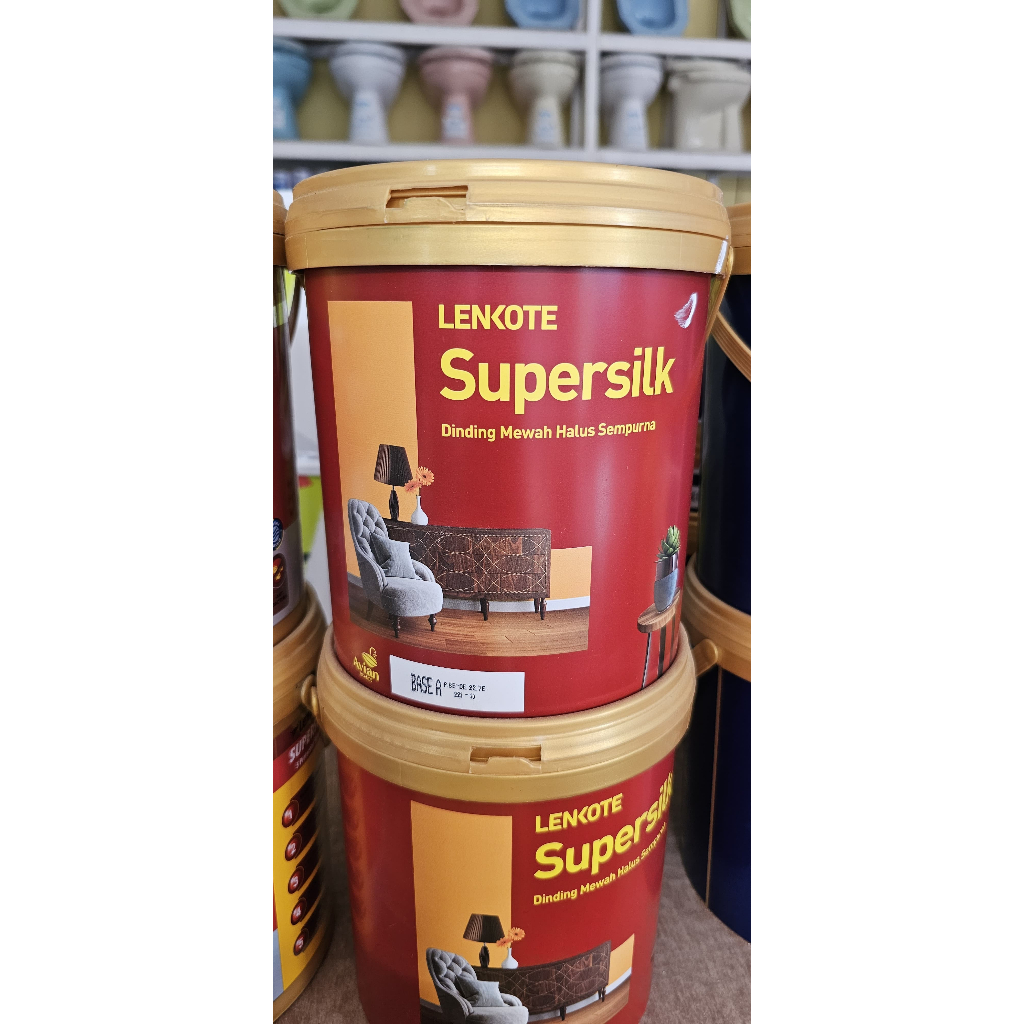 Lenkote Supersilk Cat Tembok Mudah Dibersihkan