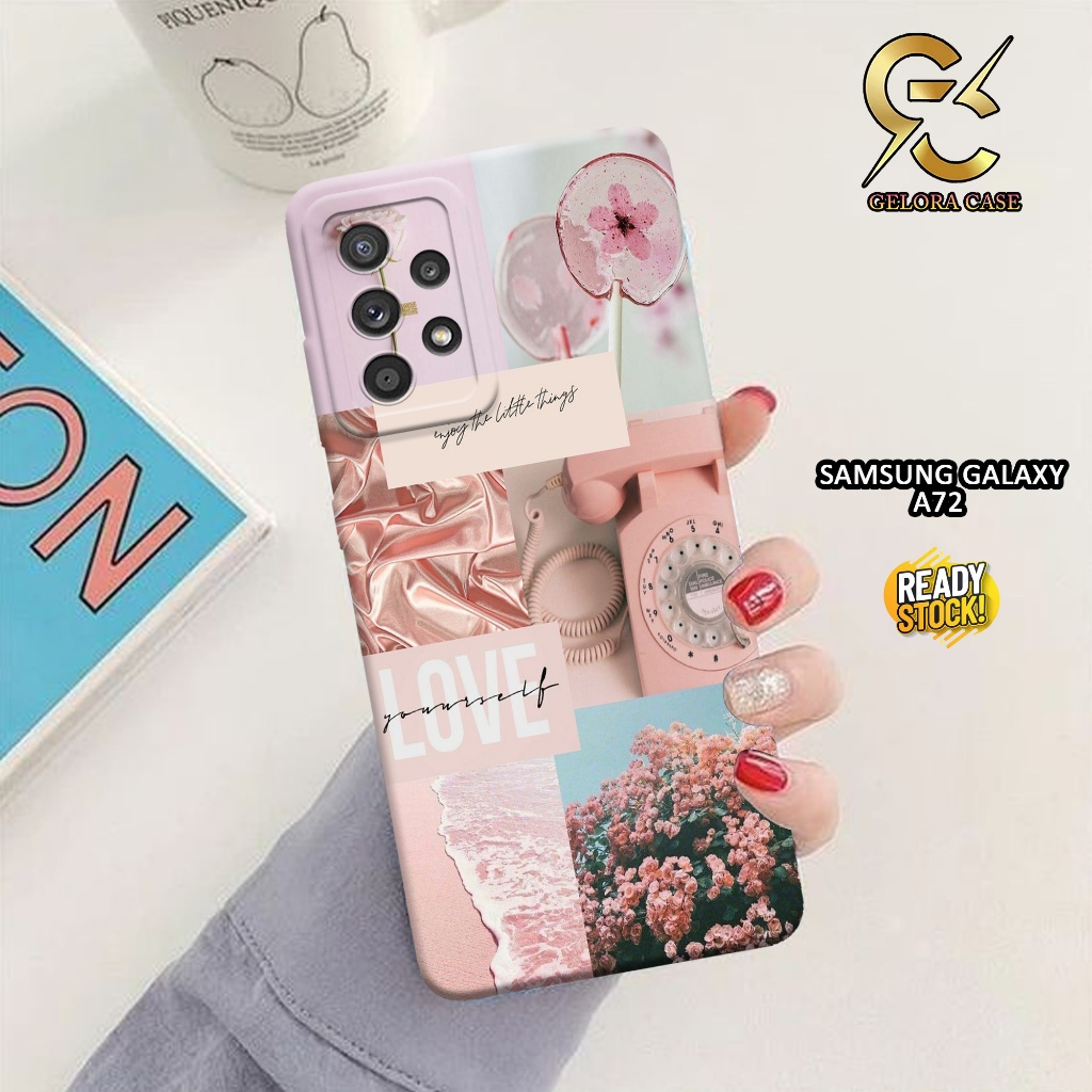 Softcase Samsung Galaxy A72 4G 2021 - geloracase - Casing  Samsung Galaxy A72 4G 2021 - Motif case a