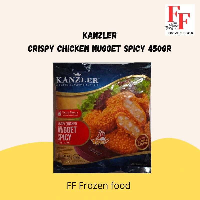 

Kanzler Crispy Chicken Nugget Spicy 450g